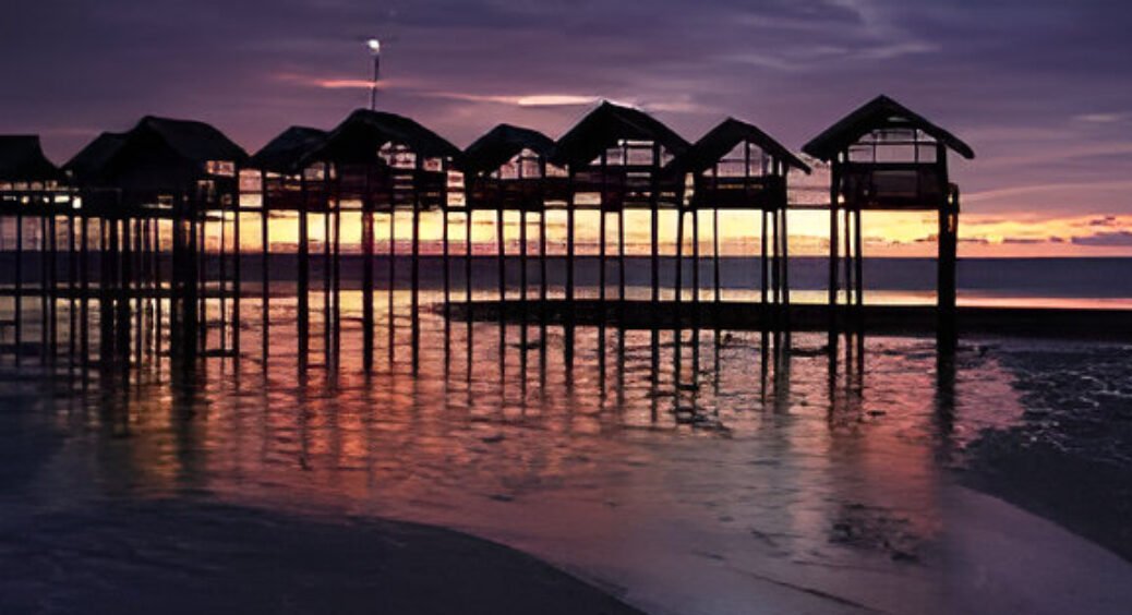 Pantai Tanjung Belandang pada sore hari. (Dok. Ist)