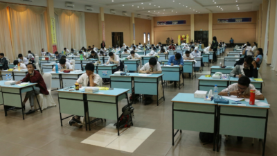 Suasana pelaksanaan Tes Kemampuan Akademik (TKA) SMA/SMK Tahun 2025. Hasil ujian resmi diumumkan Kemendikdasmen pada Selasa (23/12). (Dok. Ist)