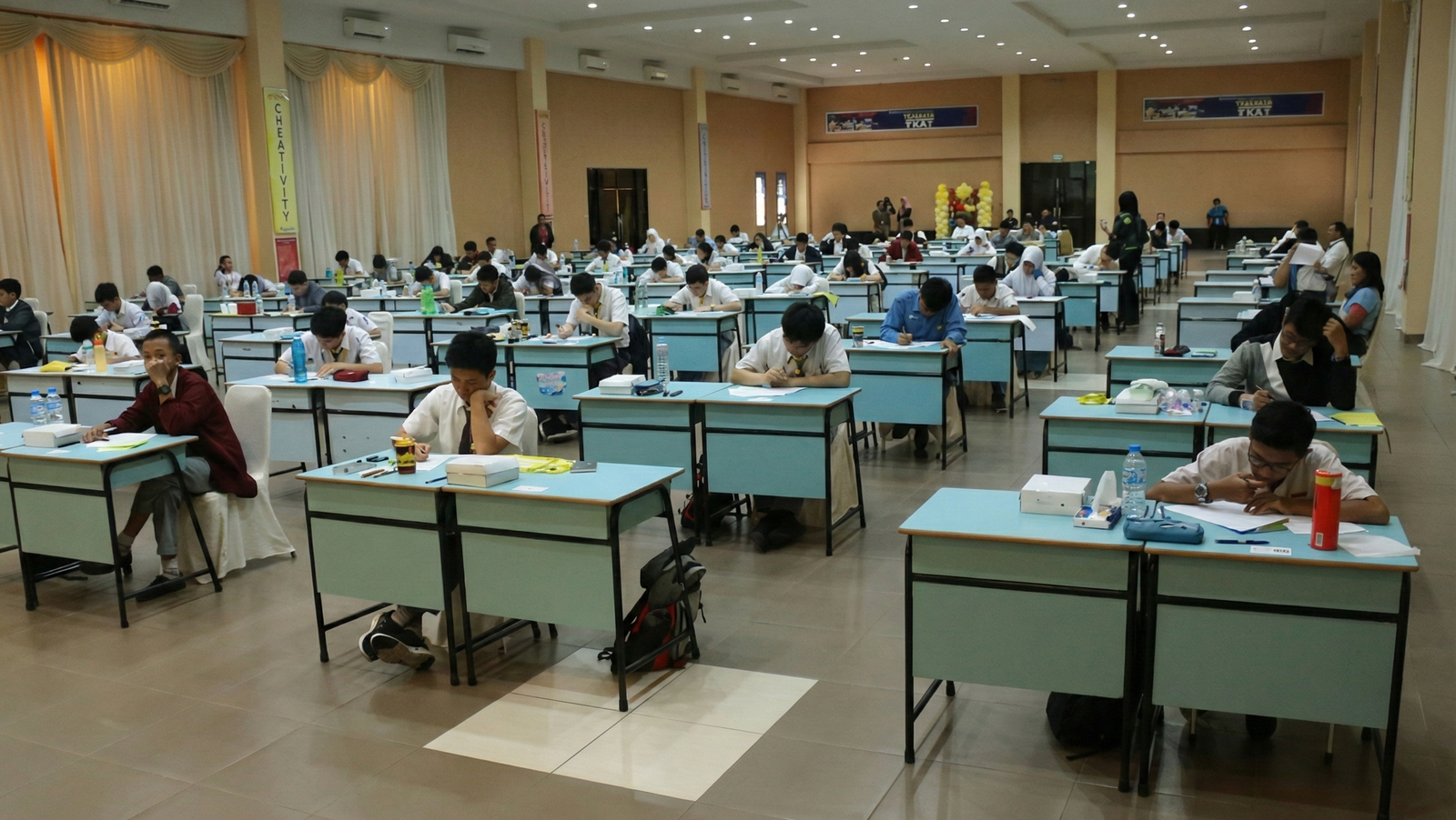 Suasana pelaksanaan Tes Kemampuan Akademik (TKA) SMA/SMK Tahun 2025. Hasil ujian resmi diumumkan Kemendikdasmen pada Selasa (23/12). (Dok. Ist)