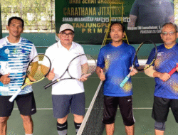 Tumbangkan Tim Kodam dan Kanwil Pajak, Ganda Putra Eksekutif Pemkot Pontianak Tembus Semifinal