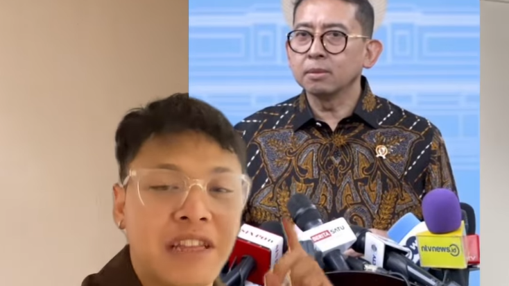 Tangkapan layar dari video kreator konten @ghaniyoseph yang menyandingkan pernyataan Menteri Kebudayaan Fadli Zon dengan bukti artefak sejarah di Museum Pancasila Sakti. (7/11/2025). (Dok. Instagram/@@ghaniyoseph)