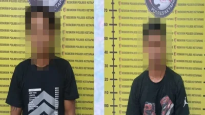 "Satresnarkoba Polres Ketapang gerebek kos di Air Upas, Kamis (22/1). Tiga pria diamankan bersama barang bukti 0,52 gram sabu."