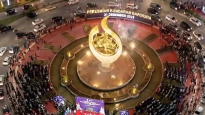 Resmikan Bundaran Gaforaya, Kubu Raya Himpun Rp500 Juta