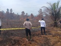 Polsek Kuala Mandor B Padamkan 10 Titik Api dan Pasang Garis Polisi