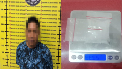 Polsek Nanga Tayap tangkap pria berinisial J terkait kasus penyalahgunaan narkoba. Barang bukti sabu seberat 23,33 gram diamankan dari rumah kontrakan.