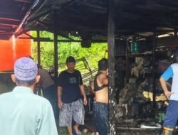 Gara-gara Bocah Main Api Dekat Karton Telur, Gudang Warga di Sanggau Ludes Terbakar