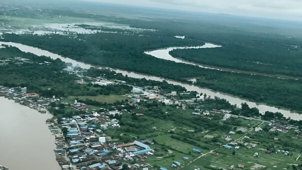 Sungai Kapuas tampak atas. (Dok. Ist)