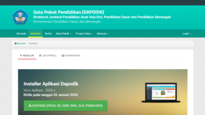 Cara Unduh & Instal Aplikasi Dapodik 2026.b