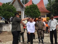 Tinjau Sumbar, BNPB Cek Kualitas Pembangunan Hunian Sementara dan Tetap bagi Korban Bencana