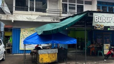 Tampak bangunan ruko di kawasan Jalan Ketapang, Pontianak, yang menjadi objek sengketa kepemilikan.