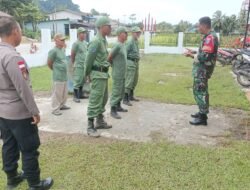Tingkatkan Kesiapsiagaan, Babinsa Desa Kenaman Gelar Pembinaan Linmas dan Tim Siaga Bencana