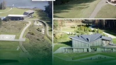 Infografis yang menunjukkan lokasi kediaman Presiden Vladimir Putin yang diduga menjadi target serangan drone Ukraina. Kementerian Pertahanan Rusia mengklaim telah mengamankan data navigasi serangan tersebut, Kamis (1/1/2026). (Dok. Ist)