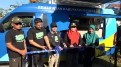 Bupati Sambas Satono membuka CFD Sambas, pada Minggu (18/1/2026). (Dok: Pemkab. Sambas)