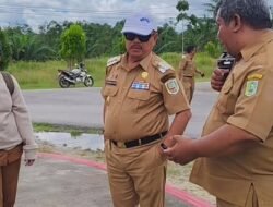 Tinjau Lokasi, Bupati Yohanes Ontot Pastikan Penataan Taman Sabang Merah Berlanjut