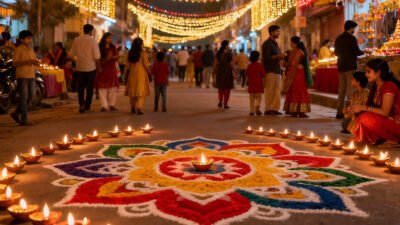 Perayaan Diwali di India, yang menjadi salah satu negara asia favorit wisatawan luar negeri. (Dok. Ist)