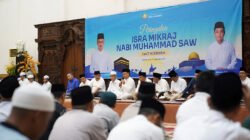Wali Kota Pontianak Edi Kamtono meminta ASN menyeimbangkan pekerjaan dan ibadah. Hal ini ia sampaikan saat peringatan Isra Mikraj 1447 H. (Dok: Pemkot Pontianak)