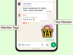 Update WhatsApp 2026: Cara Pakai Fitur Member Tags, Text Sticker, dan Event Reminders di Grup