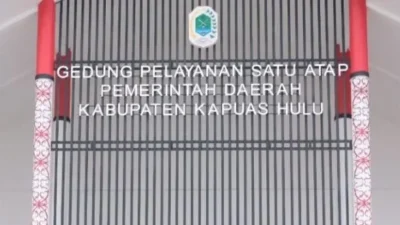 Penampakan Gedung Pelayanan Satu Atap (Satap) Pemerintah Kabupaten Kapuas Hulu yang telah selesai dibangun dan siap difungsikan pada tahun 2026.