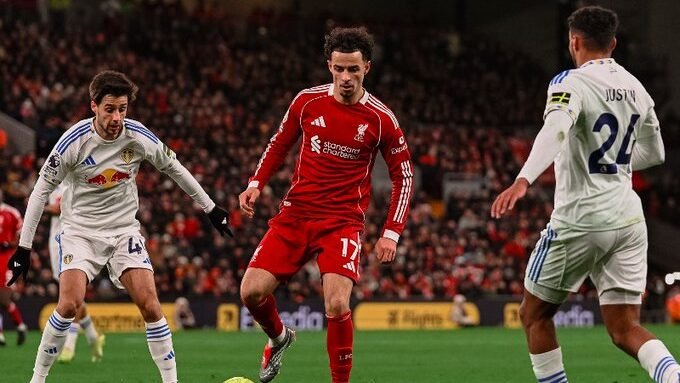 Skor Kacamata Liverpool vs Leeds United di Anfield