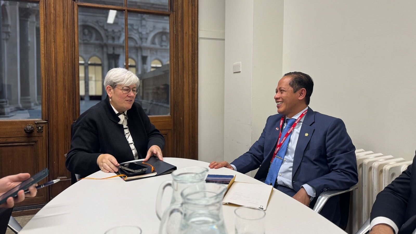 Indonesia gandeng Inggris perkuat penanganan krisis iklim pasca COP30. Menteri Hanif Faisol Nurofiq dorong solusi nyata usai bencana Sumatra. (Dok. Ist)