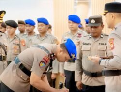 Pimpin Sertijab, Kapolres Ketapang Harap Wakapolres Baru Segera Adaptasi dan Jaga Kamtibmas
