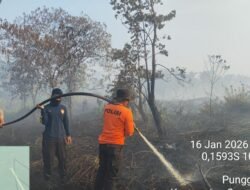 Karhutla Mulai Muncul di Kubu Raya: Api Mengancam Pemukiman, Asap Diwaspadai Ganggu Penerbangan