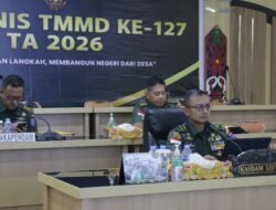 Kasdam XII/Tanjungpura Matangkan Koordinasi Teknis Jelang Pelaksanaan TMMD ke-127