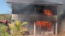 Kebakaran di Sanggau, tepatnya di Dusun Tantang B