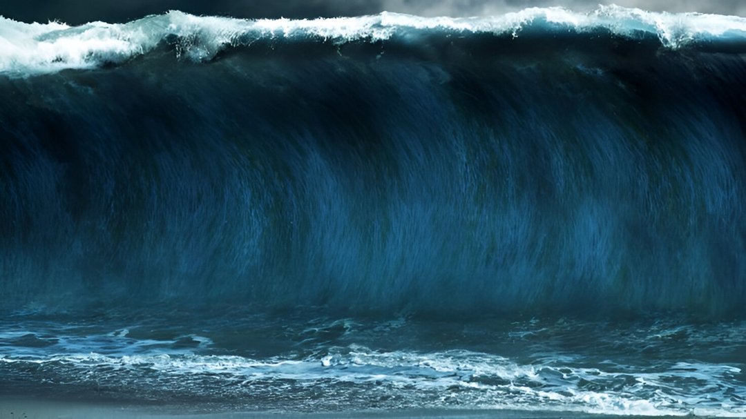 Ilustrasi - Megatsunami setinggi 200 meter di Greenland memicu getaran seismik global selama sembilan hari. (Dok. Ist)