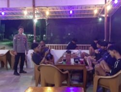 Cegah Kecelakaan dan Kriminalitas, Petugas Sisir Lokasi Nongkrong Pemuda di Mandor