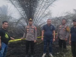 5 Hektare Lahan di Sungai Malaya Hangus, Polisi Pasang Garis Polisi dan Kantongi Identitas Pemilik