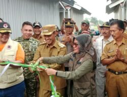 BNPB Serahkan Kunci 17 Unit Hunian Sementara untuk Korban Longsor Cilacap