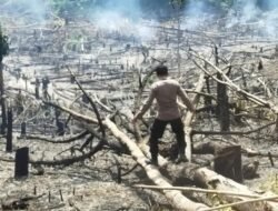 Cegah Potensi Kebakaran Meluas, Polsek Jangkang Cek Langsung Titik Panas di Desa Ketori