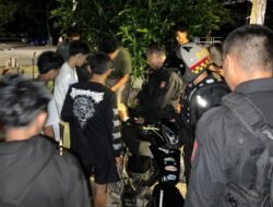 Cegah Balap Liar, Polres Kayong Utara Sisir Pengguna Knalpot Brong di Pantai Pulau Datok