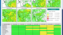 Potensi Hujan dan Karhutla di Kalimantan Barat Selama Sepekan ke Depan
