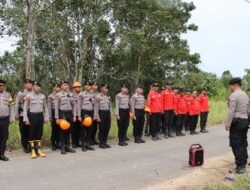 Polres Melawi dan Manggala Agni Gelar Simulasi Karhutla