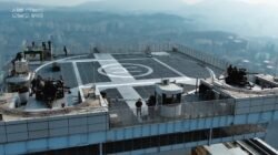 Pos pertahanan udara Brigade ke-1 ROK Army yang dilengkapi senjata anti-pesawat di atas atap gedung pencakar langit dengan latar belakang pemandangan kota Seoul. (Dok. ROK Army)