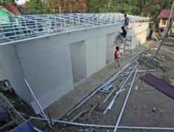 Kejar Target, Pembangunan Huntara di Aceh Timur Rampung Dalam Sepekan