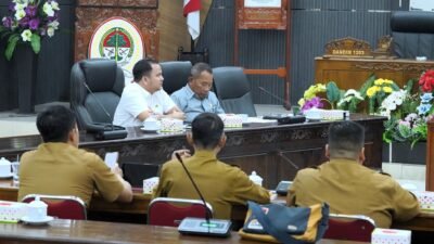 Suasana rapat kerja Komisi II DPRD Kabupaten Ketapang bersama OPD mitra kerja membahas evaluasi program dan realisasi anggaran tahun 2026. (Dok. HO/Faktakalbar.id)