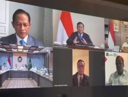 Ikuti Ratas via Vicon, Menhan Sjafrie Bahas Progres Satgas Penertiban Kawasan Hutan