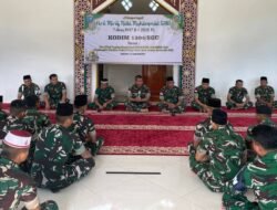 Pererat Soliditas Satuan, Kodim 1204/Sanggau Gelar Doa Bersama Lintas Satuan