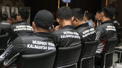 : PB Perbakin puji kinerja pengurus Kalbar di Musprov III. Forum ini jadi momentum regenerasi pengurus demi tingkatkan prestasi atlet menembak daerah.