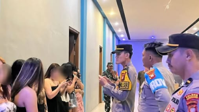 Polres Ketapang dan tokoh masyarakat gelar patroli gabungan di Air Upas.