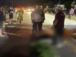 Pengendara Motor Tewas Setelah Tabrak Pejalan Kaki di Parindu