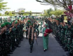 Tradisi Potong Pantan Sambut Pangdam XII Tanjungpura Baru di Kubu Raya