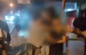 Warga amankan remaja di bawah umur di Jalan Jeranding, Pontianak. Ditemukan senjata tajam yang diduga akan digunakan untuk tawuran.