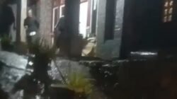 Fenomena tanah bergerak yang melanda Desa Padasari, Kabupaten Tegal, Selasa (3/2).