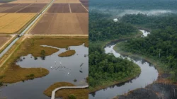 Ilustrasi - Jalur kayu atau boardwalk di Cosumnes River Preserve California sebagai simbol restorasi lahan basah. (Dok. Ilustrasi/Faktakalbar.id)