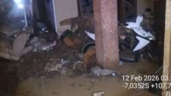 Kondisi banjir merendam pemukiman di Kecamatan Majalaya, Kamis (12/2). (Dok. HO/Faktakalbar.id)