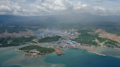 Lokasi PT Indonesia Morowali Industri Park (IMIP), Kecamatan Bahodopi, Kabupaten Morowali,